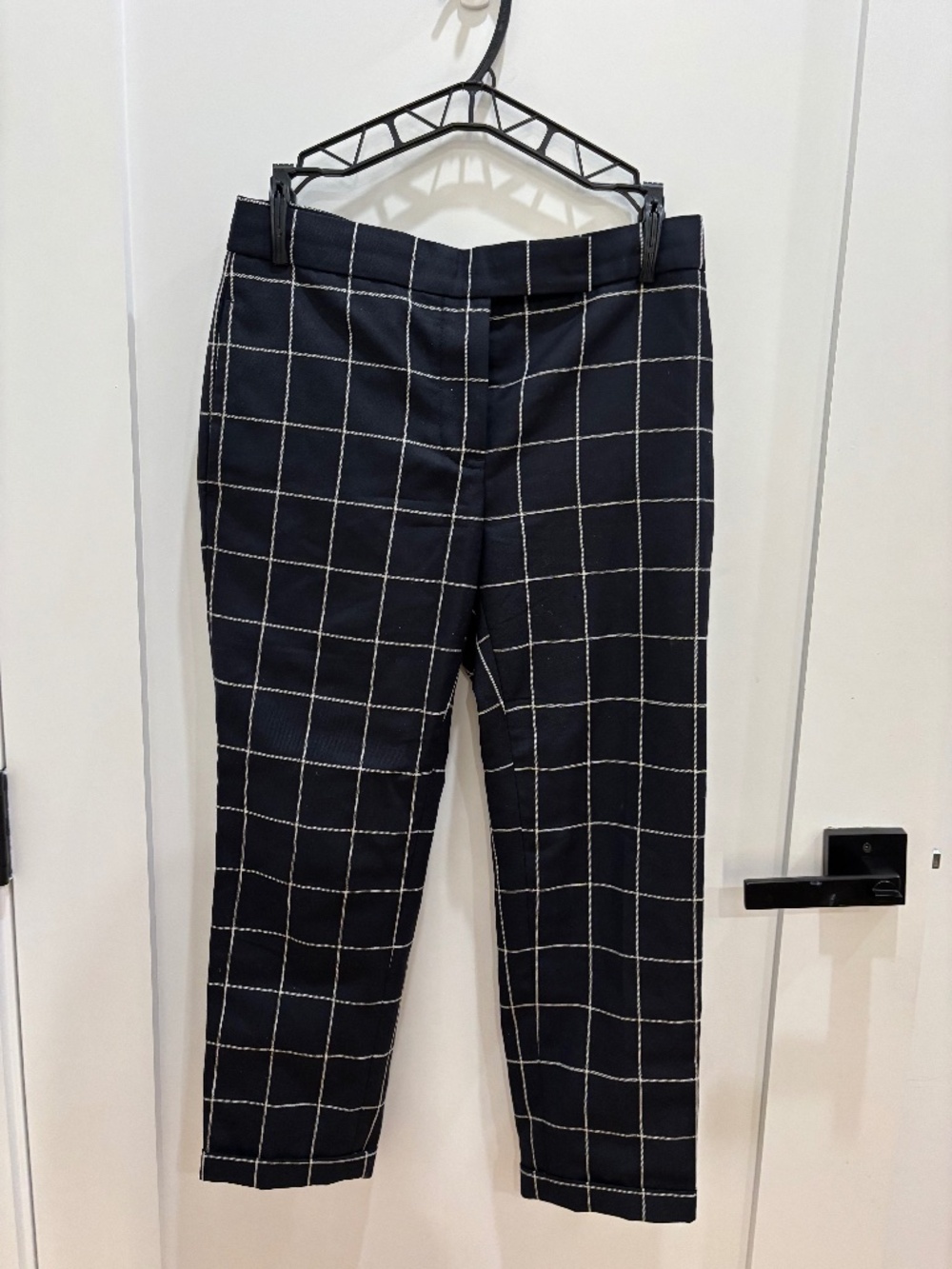 Thom Browne Windowpane Shadow Cropped Trousers